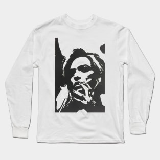 Girl with Cigarette Long Sleeve T-Shirt